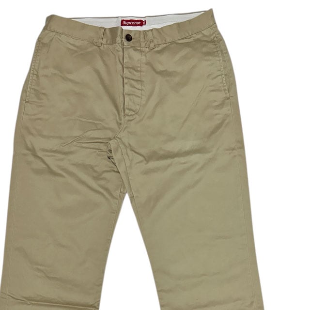 [ָݥ5ܥڡ!!] ץ꡼ SUPREME CHINO PANT Υѥ KHAKI  34 š