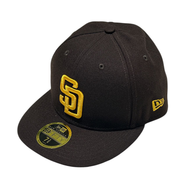 [ָݥ5ܥڡ!!] /̤ ˥塼 New Era San Diego Padres LP 59FIFTY CAP å  ǥ ѥɥ쥹 BROWN  7.3/8