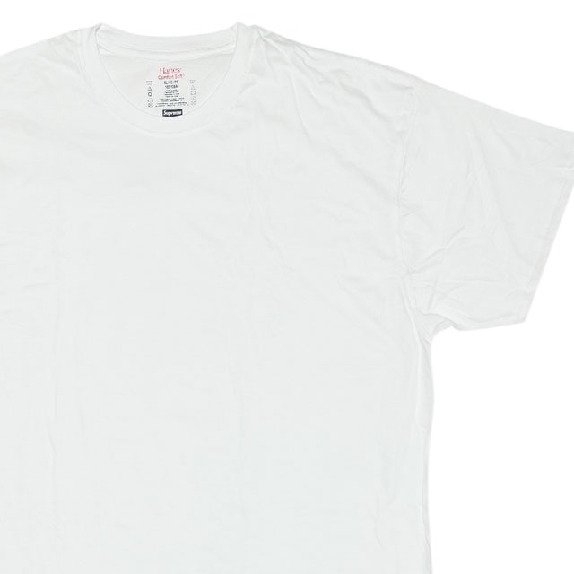 [ָݥ5ܥڡ!!] ʡͭ ץ꡼ Supreme إ Hanes Tagless Tee T WHITE XL 