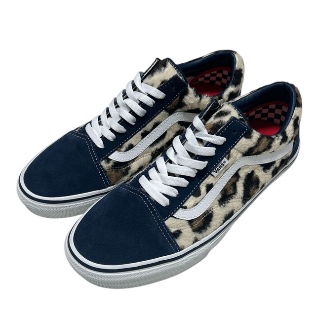 [ָݥ5ܥڡ!!] /̤ ץ꡼ SUPREME x Х VANS SKATE OLD SKOOL ɥ 쥪ѡ LEOPARD NAVY  29.5cm