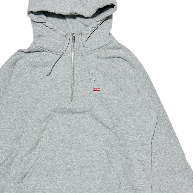 [���ָ���ݥ����5�ܥ����ڡ�����!!] ����ץ꡼�� SUPREME Small Box Half Zip Pullover ���⡼��ܥå��� �ϡ��ե��å� �������åȥѡ����� GRAY ��� L����������š�