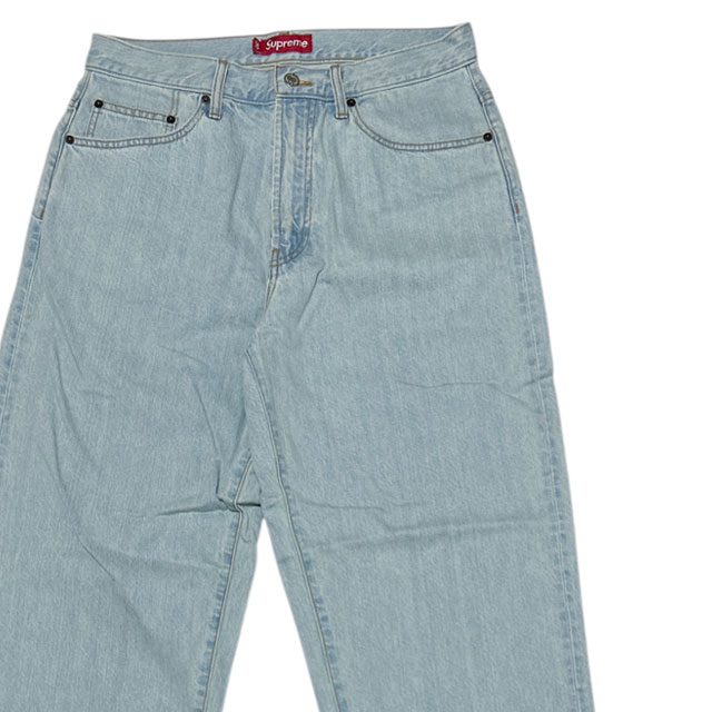 [���ָ���ݥ����5�ܥ����ڡ�����!!] ����ץ꡼�� SUPREME Baggy Jean �Х��������� �ǥ˥� LIGHT WASHED INDIGO ����ǥ��� ��� ������30����š�
