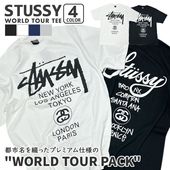 �ڲ��ʸ�ľ���ޤ����� ���� ���ƥ塼���� STUSSY WORLD TOUR TEE ���ɥĥ��� T����� ��� ��ǥ����� �������� ���ȥ꡼�� ���ȥå����� ���� HOLIDAY WORLD TOUR PACK