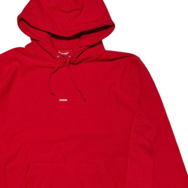 [���ָ���ݥ����5�ܥ����ڡ�����!!] ����ץ꡼�� SUPREME Micro Logo Hooded Sweatshirt �ա��ǥ��� �������åȥѡ����� RED ��� L����������š�