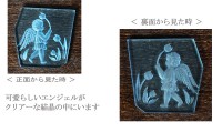 ブルートパーズ・ルース（インタリオ）１２．１２ＣＴ|ブルートパーズ