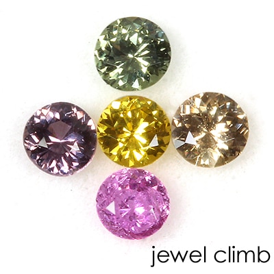 マルチカラーサファイア5ピースセット宝石 | クライムオリジナル！お  