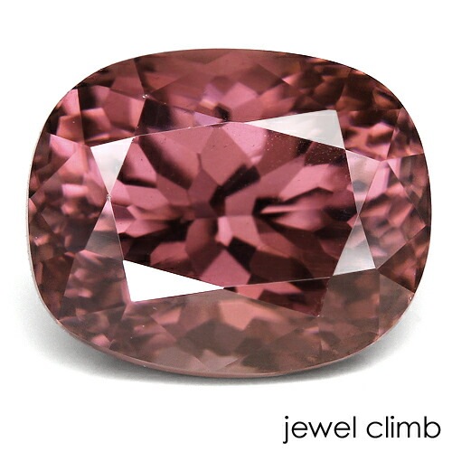 非加熱ローズピンクジルコン 宝石 ルース 3．93CT宝石