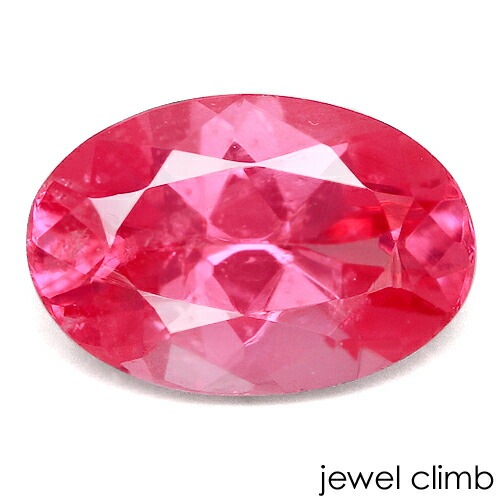 最高品質ネオンレッド天然ピンクスピネル ネオンレッドピンクスピネル 0.78ct ダイヤモンド プラチナ