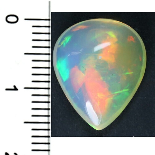 スーダン産クリスタルオパール 宝石 ルース 3．80CT （スーダン産 