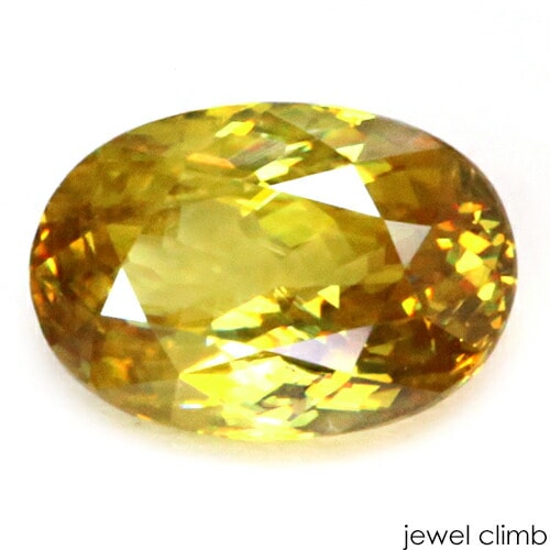 【７月の新誕生石特集】 イエロースフェーン 宝石 ルース １．０７ＣＴ|7月の誕生石スフェーン特集