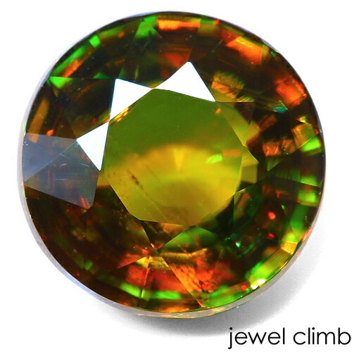 【７月の新誕生石特集】 クロムスフェーン 宝石 ルース ３．６１ＣＴ|7月の誕生石スフェーン特集