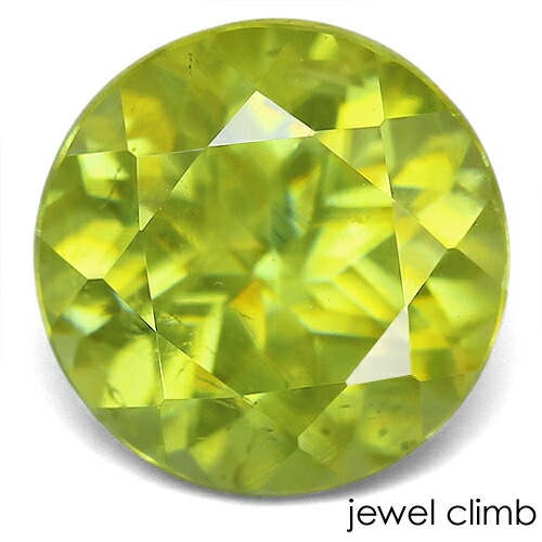 【７月の新誕生石特集】 グリーンスフェーン 宝石 ルース １．２０ＣＴ|7月の誕生石スフェーン特集
