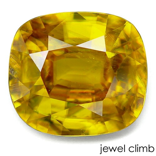 【７月の新誕生石特集】 イエロースフェーン 宝石 ルース ２．９２ＣＴ|7月の誕生石スフェーン特集