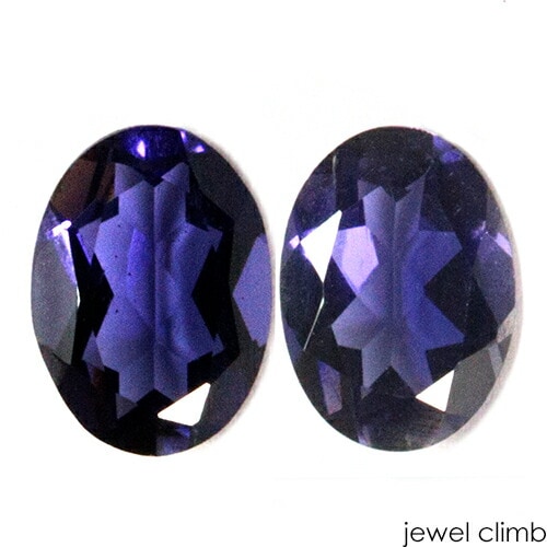 【ペアストーンセット価格】 アイオライト 宝石 ルース ≪ペアストーン≫１．２１ＣＴ|ペアストーン館