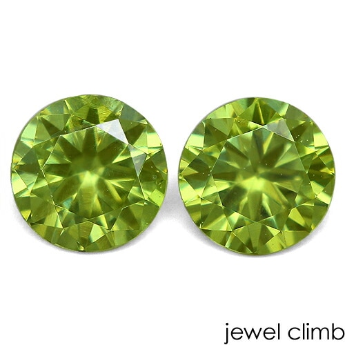 【ペアストーンセット価格】 デマントイド ガーネット 宝石 ルース  ≪ペアストーン≫ ０．３４ＣＴ|ペアストーン館