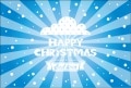 ポストカード　クリスマスカード　バラエティ　雪　雲　キラキラ　［FC1050］
