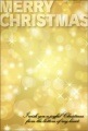 ポストカード　クリスマスカード　バラエティ　キラキラ　［FC2025］