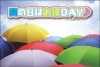 ポストカード　来店促進　バラエティ　傘　雨の日　［CC1037］