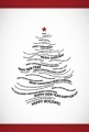 ポストカード　クリスマスカード　バラエティ　クリスマスツリー　［FC2036］