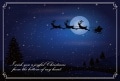 ポストカード　クリスマスカード　イラスト　サンタクロース　［FD1022］
