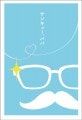ポストカード　年間行事　父の日　イラスト　［JD2037］