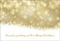 ポストカード　クリスマスカード　バラエティ　きらきら　［FC1080］