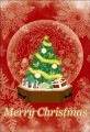 ポストカード　クリスマスカード　バラエティ　きらきら　クリスマスツリー　［FC2041］