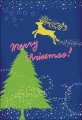 ポストカード　クリスマスカード　イラスト　ツリー　トナカイ　［FD2036］