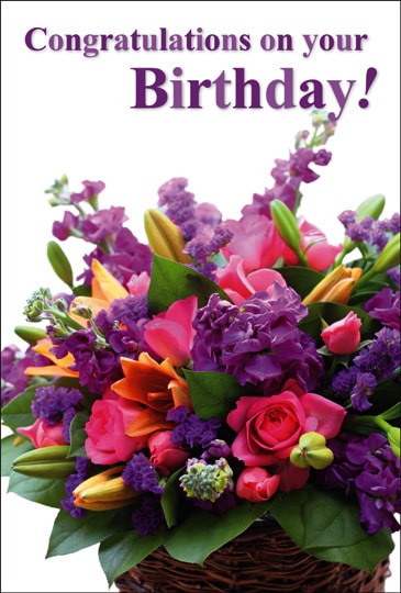 ポストカード バースデーカード 植物 花 Ab07 バースデーカード キンコーズポストカード