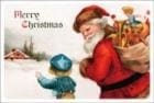 ポストカード　クリスマスカード　イラスト　サンタ　［FD1008］|イラスト|クリスマスカード