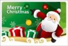 ポストカード　クリスマスカード　イラスト　サンタとプレゼント　［FD1015］|イラスト|クリスマスカード