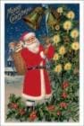 ポストカード　クリスマスカード　イラスト　ベルとサンタ　［FD2008］|イラスト|クリスマスカード