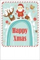 ポストカード　クリスマスカード　イラスト　サンタと仲間たち　［FD2012］|イラスト|クリスマスカード