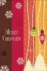 ポストカード　クリスマスカード　イラスト　暖色ストライプ・ポップ　［FD2013］|イラスト|クリスマスカード