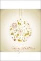 ポストカード　クリスマスカード　イラスト　トナカイ　［FD2016］|イラスト|クリスマスカード