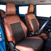 シーエルリンク クラシックレザーシートカバー カーソン ブラウン 1台