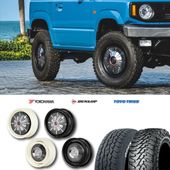 175/80R16 選べるタイヤセット <br> The First 16x5.5J +20 139.7 5H <br> 1本価格 ジムニー シーエルリンク