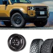 275/70R18 選べるタイヤセット <br>UNIONRIM TX <br> 18インチ 7.5J +55 139.7 6H MB/MSC <br> ランクル250 ランクル300 4本価格