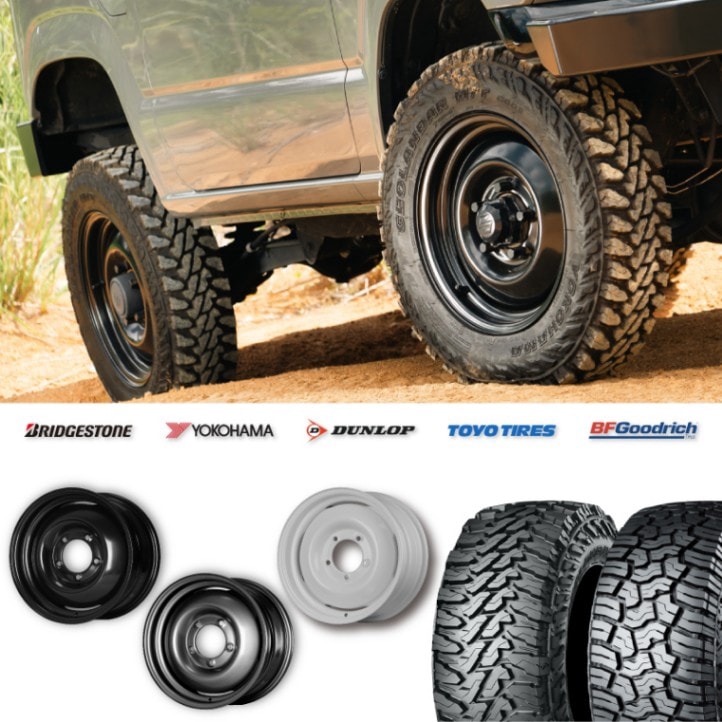 ジムニー 純正 16インチホイール タイヤ16 175/80R16 4本セット 大特価】スズキ ジムニー 純正 16in 5.0J +22 PCD139.7 175/80R16 4本