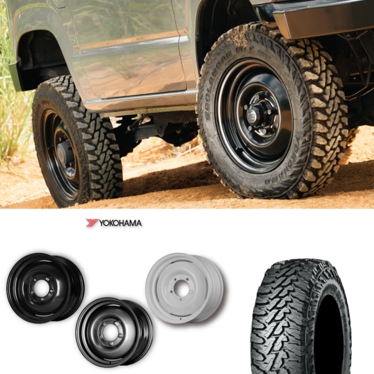 ジムニー　ホイール　タイヤセット　　16インチ 7.00R16 選べるタイヤセット <br> The First 16×5.5J +20 139.7 5H <br