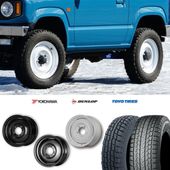 【アウトレット】185/85R16 選べるスタッドレスセット <br> オールドスタイルスチールホイール 16×5.5J +20 139.7 5H <br> 1本価格 ジムニー シーエルリンク