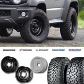 【アウトレット】225/75R16 選べるタイヤセット <br> オールドスタイルスチールホイール 16×6J -5 139.7 5H <br> 1本価格 シエラ シーエルリンク