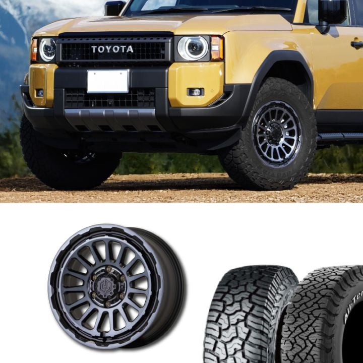 275/65R18 <br> 選べるタイヤセット  <br>【純正車輌 適合】<br>UNIONRIM HR <br> 18×7.5J +55 139.7 6H MB/MSC <br> ランクル250 ランクル300 <br> 4本価格