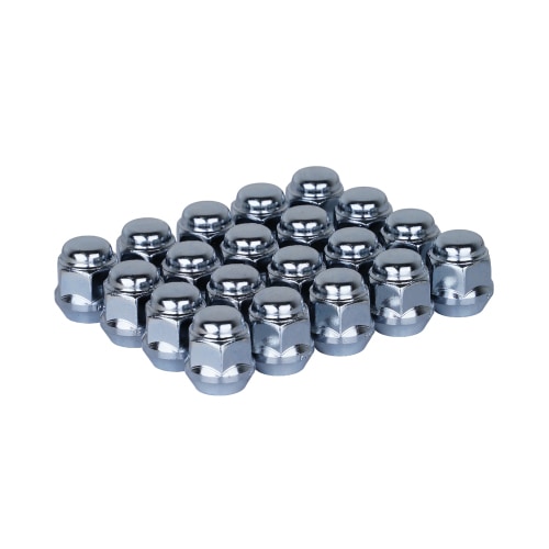国産 ホイールナット <br> クロームメッキ <br> 19HEX M12 P1.25 <br>60度テーパー 全長25mm<br>ジムニー シエラ ノマド<br>1個価格