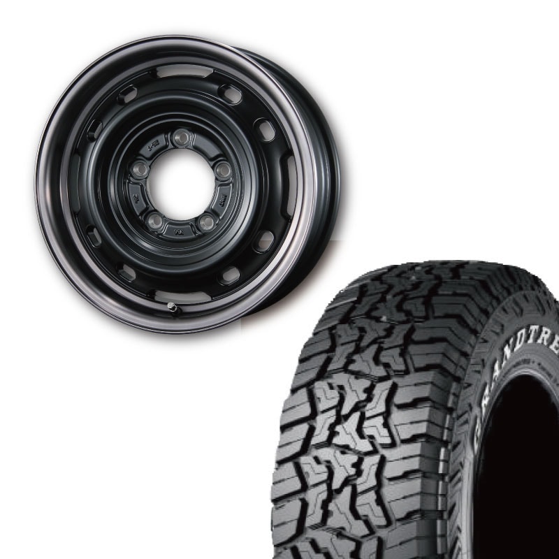 185/85R16 選べるタイヤセット <br> UNIONRIM TX 16×5.5J +20
