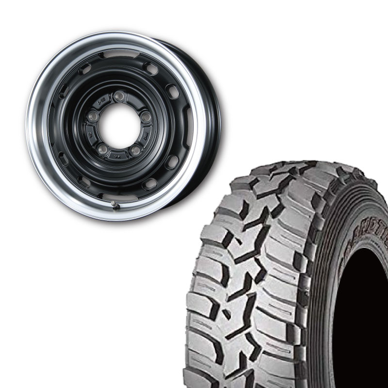 195R16 選べるタイヤセット <br> UNIONRIM TX 16×5.5J +20 139.7