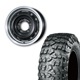 6.50R16 選べるタイヤセット <br> UNIONRIM TX 16×5.5J +20 139.7 5H <br> 1本価格 ジムニー シーエルリンク