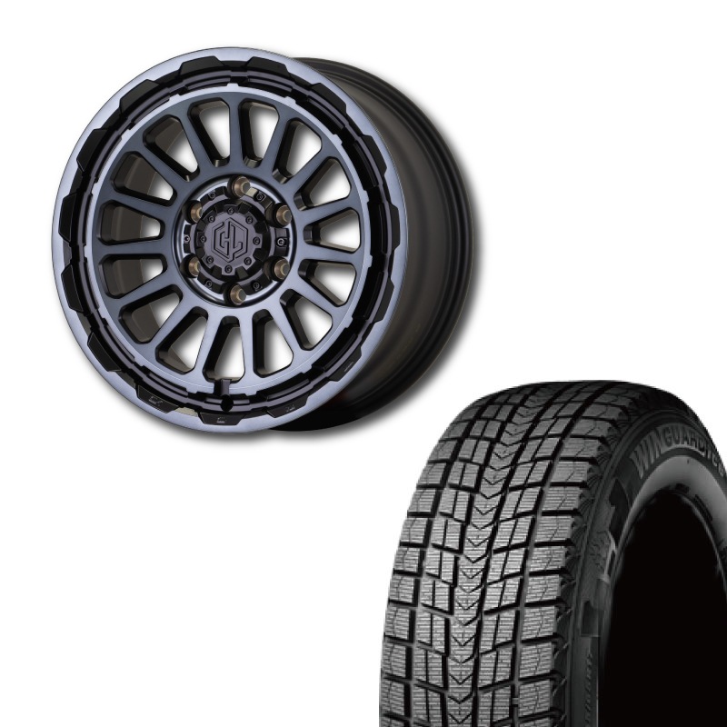 285/60R18 選べるスタッドレスセット <br>UNIONRIM HR <br> 18インチ