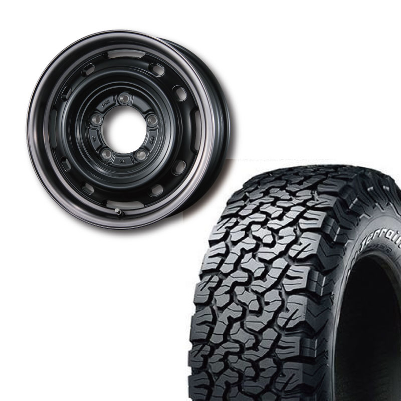 225/70R16 選べるタイヤセット <br> UNIONRIM TX 16×6J ±0 139.7 5H <br> 1本価格 シエラ シーエルリンク