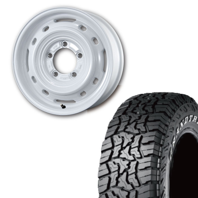 225/70R16 選べるタイヤセット <br> UNIONRIM TX 16×6J ±0 139.7 5H <br> 1本価格 シエラ シーエルリンク